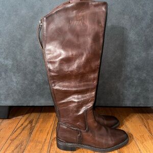 Franco Sarto Brown Over the Knee Boots